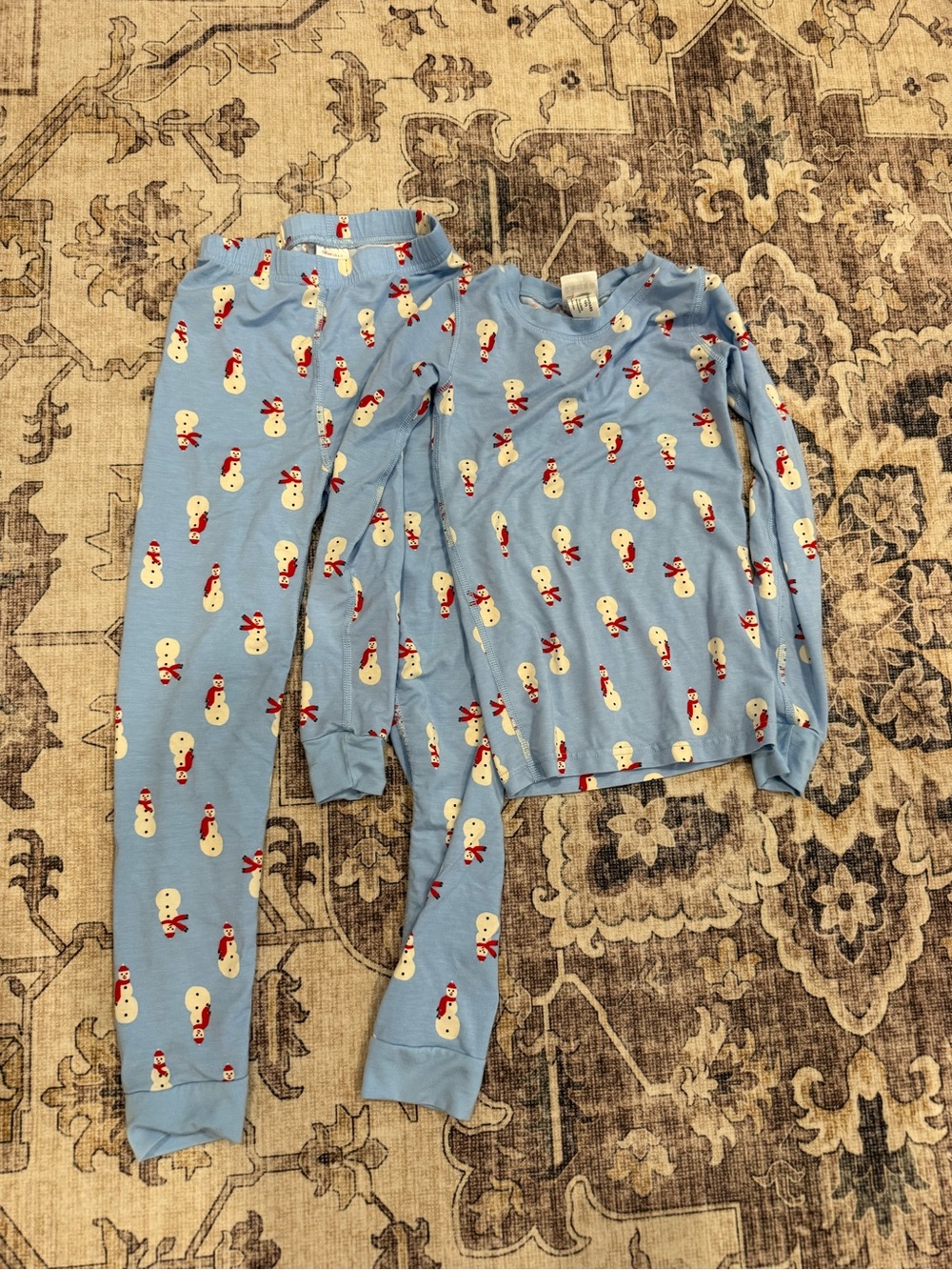 Hanna Andersson Holiday HannaSoft™ Pajama Set- size 6/7